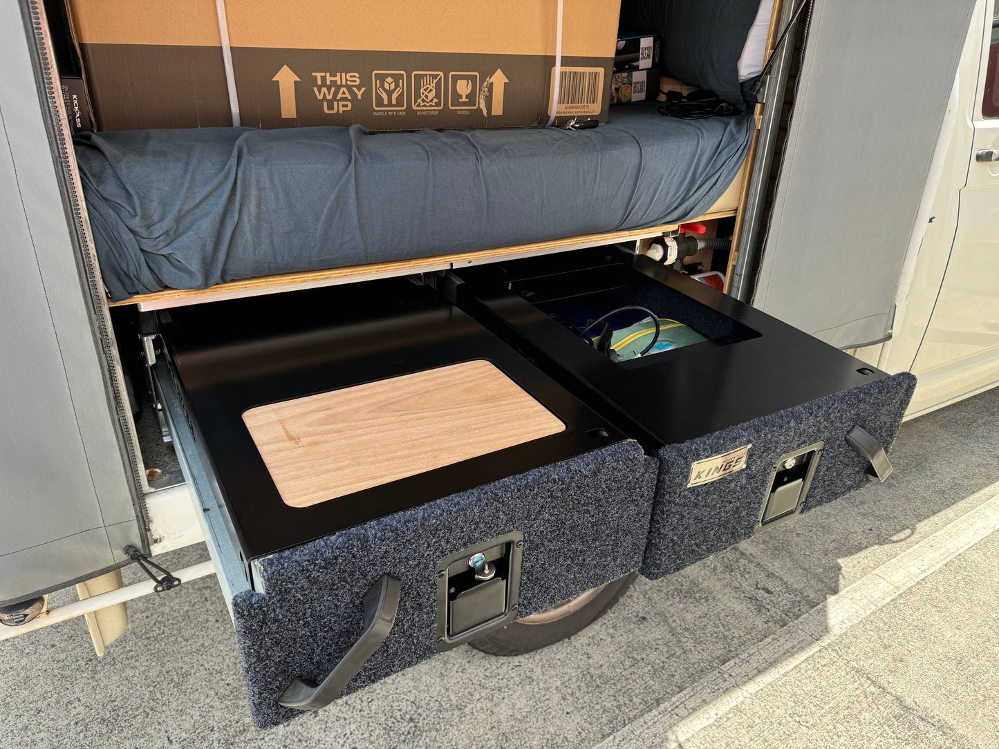 ROCO GEAR 4WD Canopy Kitchen System Single (Quickfire & Sink)