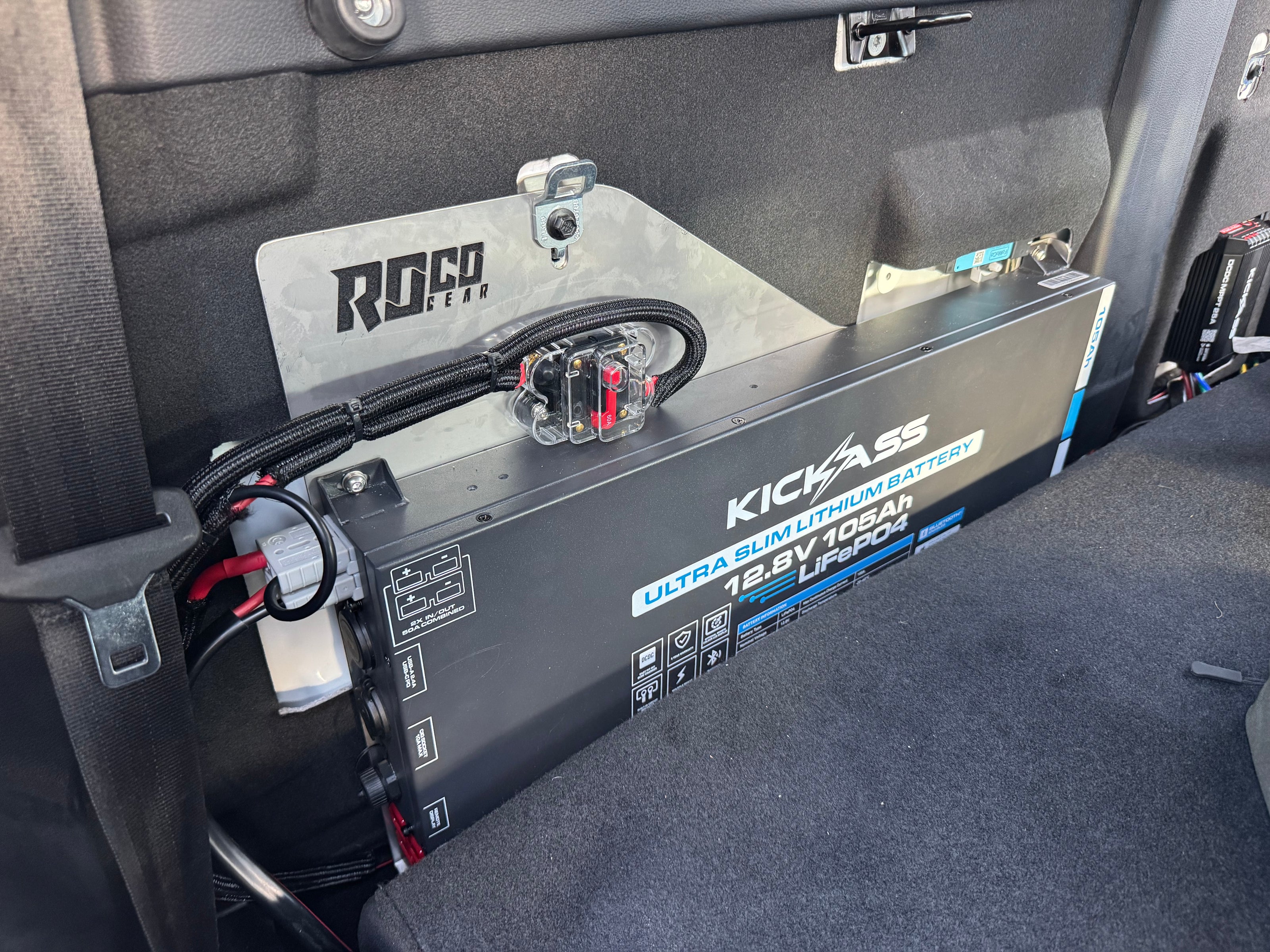 RA Ranger Kickass 105 behind the seat bracket