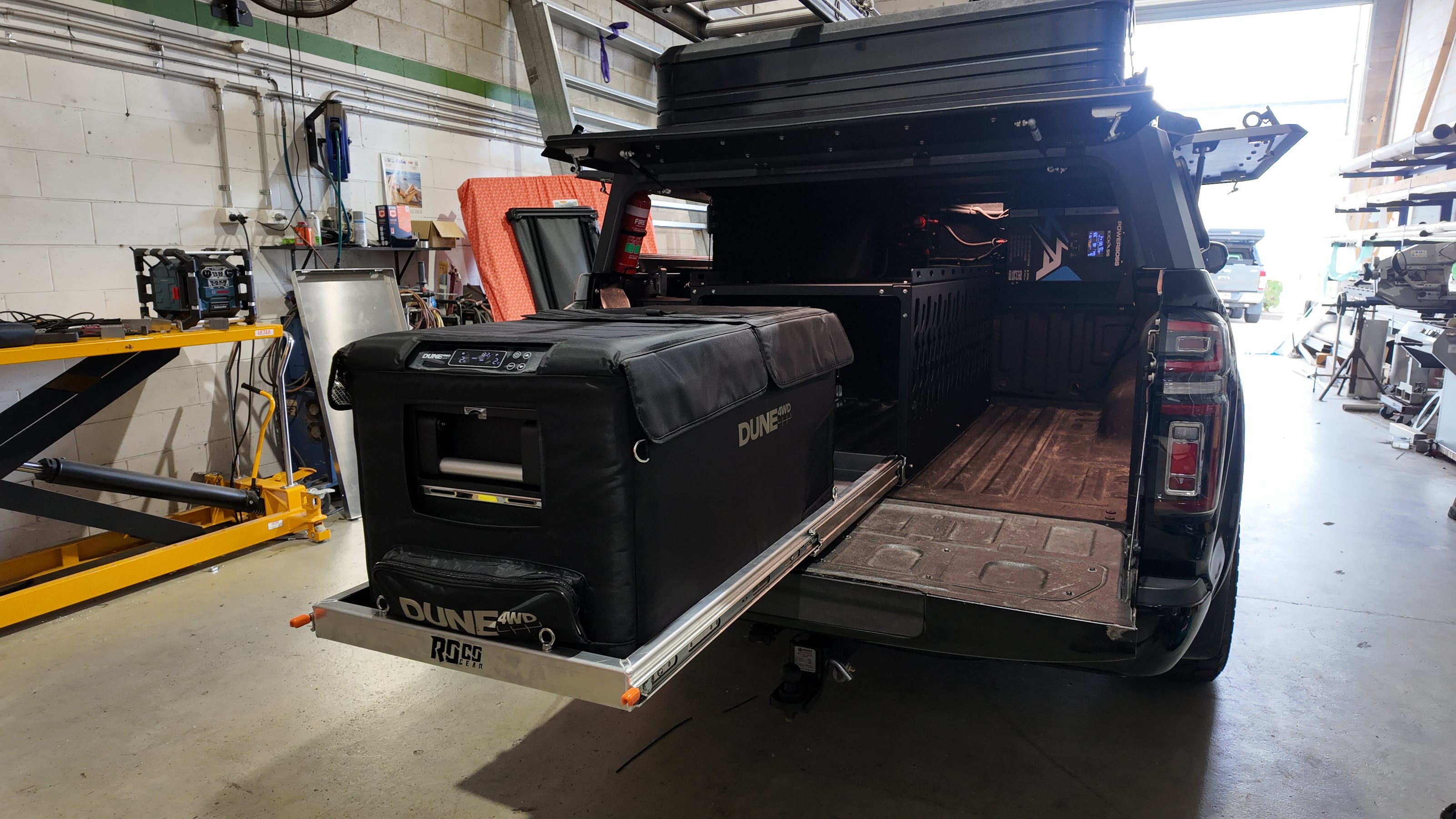 Heavy Duty Fridge Slide and Cage