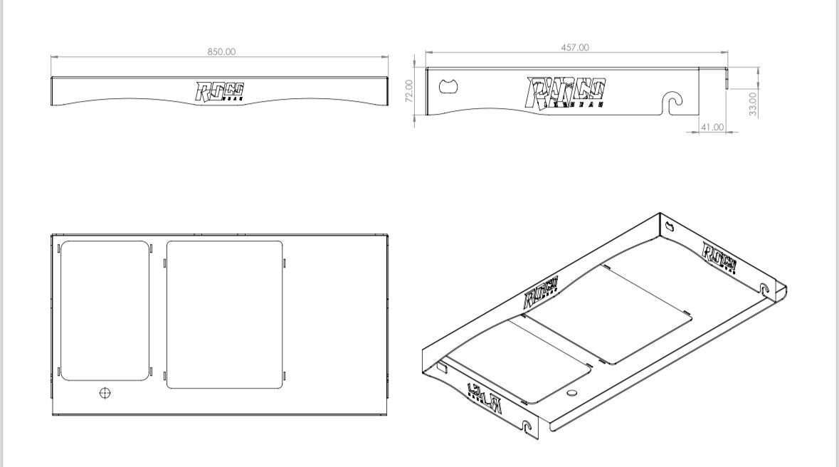 ROCO GEAR 4WD Canopy Kitchen System (Extended)