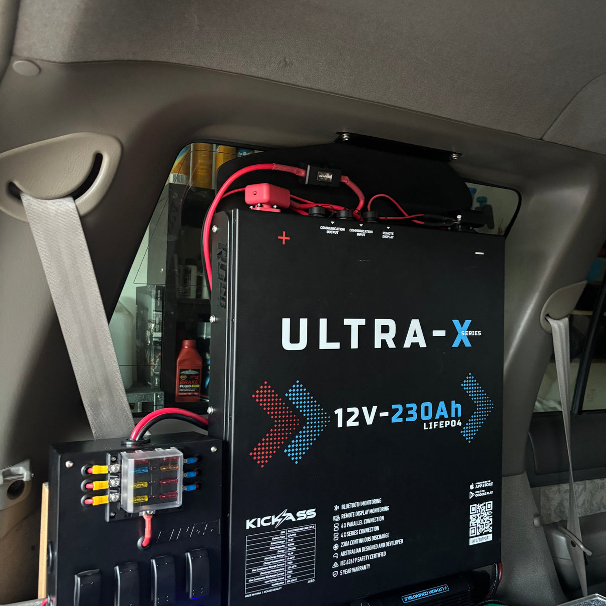 GU Patrol 3rd row Electrical Brackets