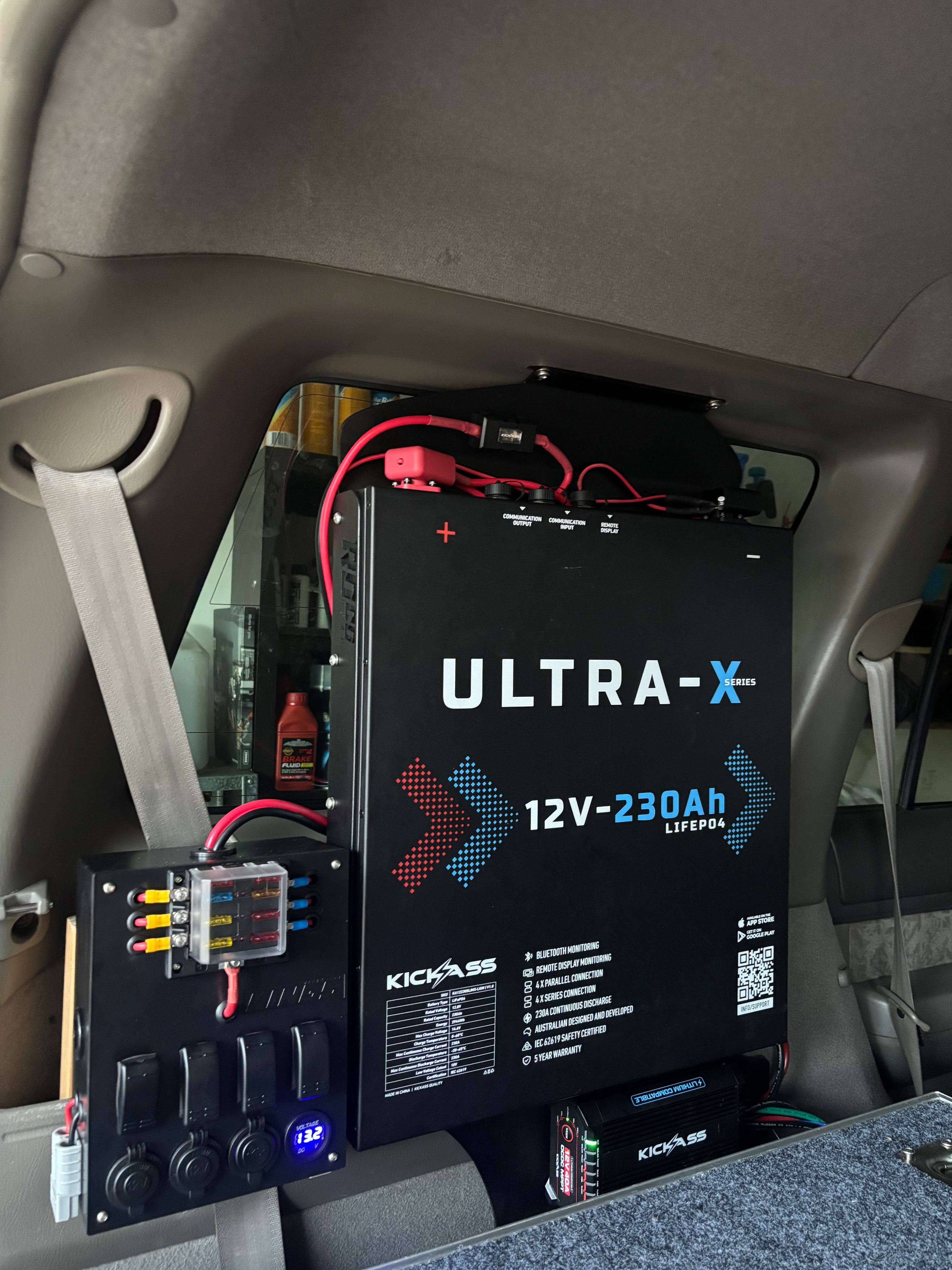 GU Patrol 3rd row Electrical Brackets